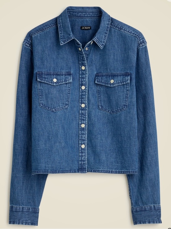J. Crew Tops - J. Crew Blue button up shirt in chambray